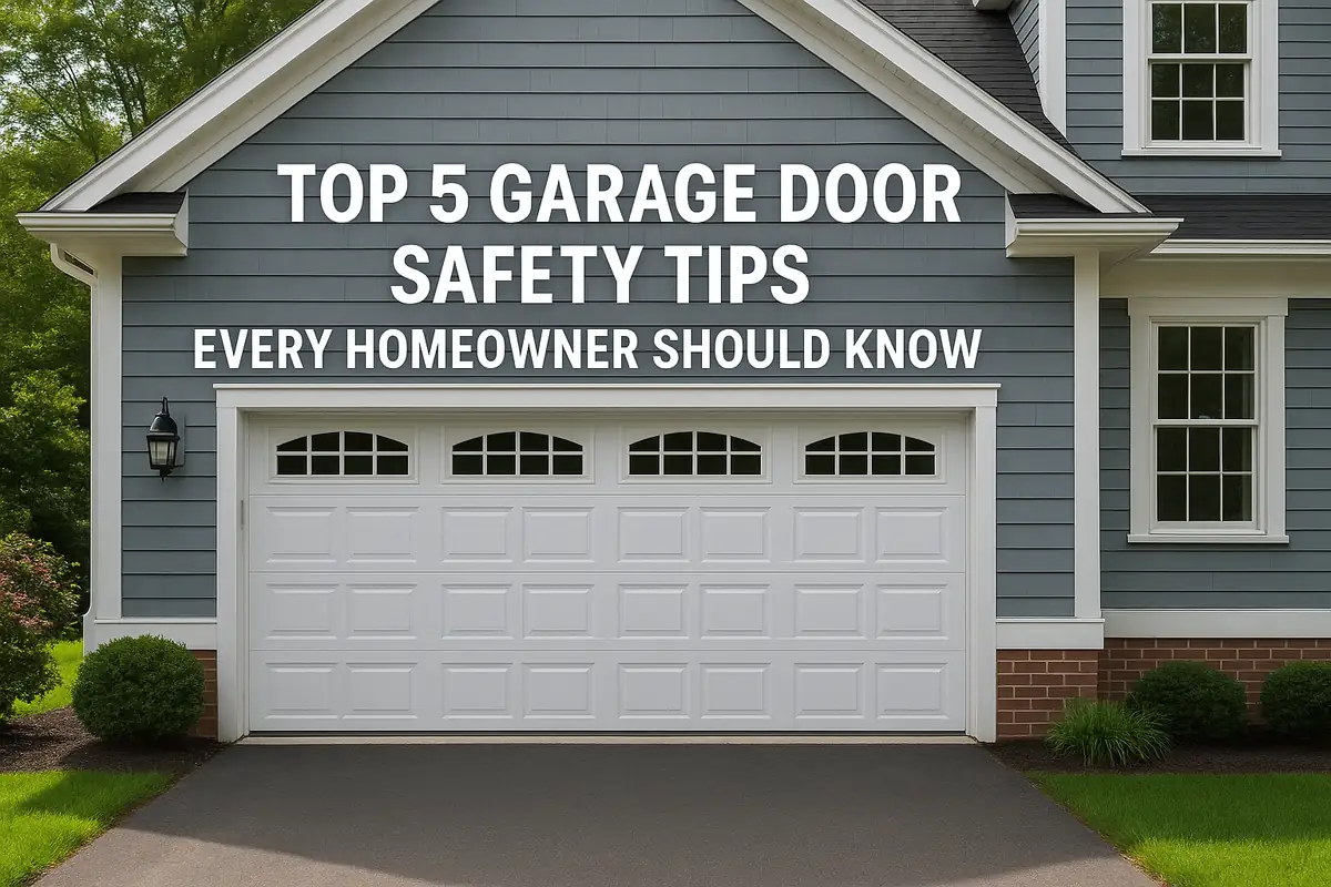 Garage Door Child Safety Tips for Wellesley Families