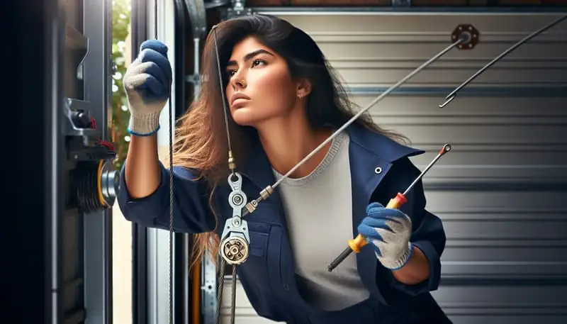 Garage Door Cable Repair in West Newton