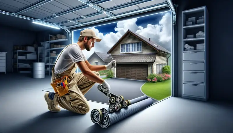 Garage Door Roller Replacement in Readville Manor