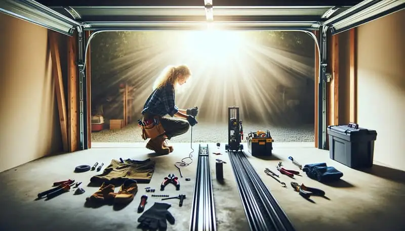 Garage Door Track Repair — Nobscot